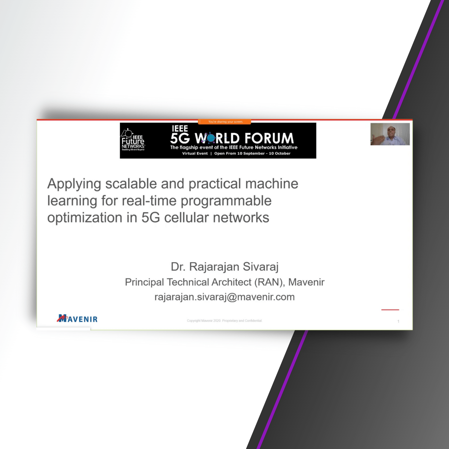IEEE 5G World Forum ML/AI Track