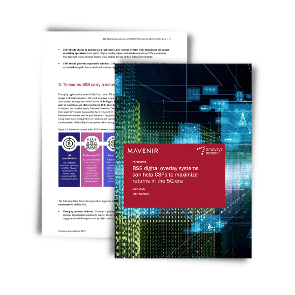 BSS Digital Overlay Systems Can Help CSPs Maximize Returns in the 5G Era-WP1
