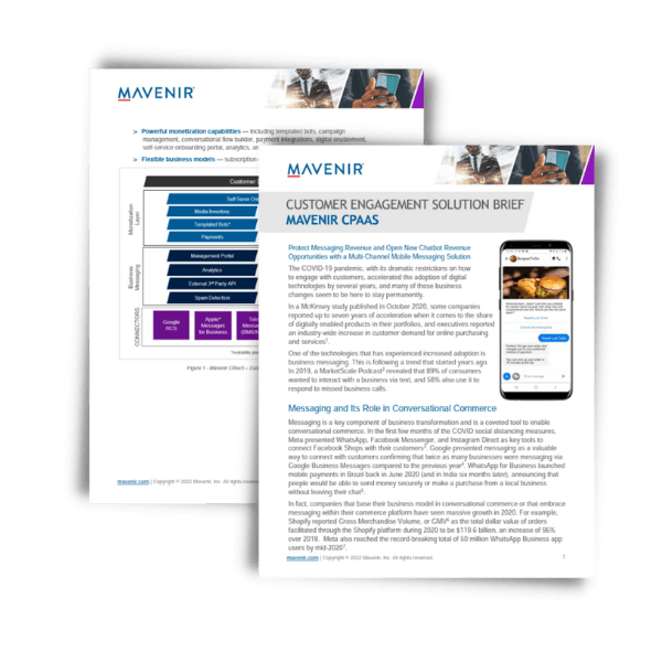 Mavenir CPaaS – Customer Engagement as a Service