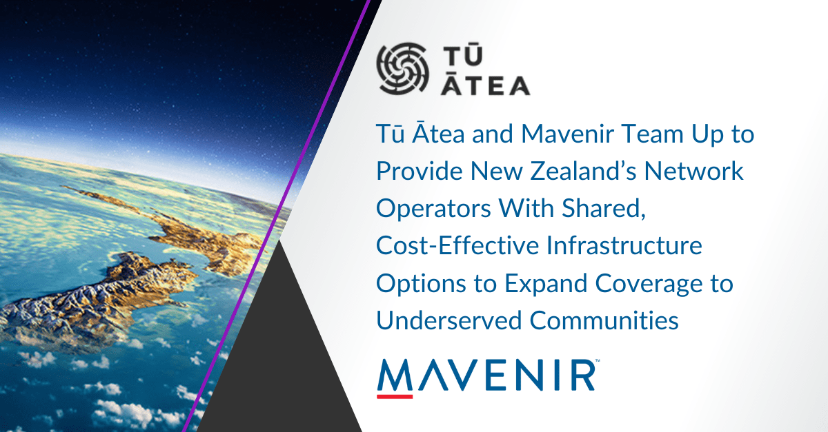 Tū Ātea & Mavenir Partner to Pioneer Future of Networks Using Māori Spectrum Assets