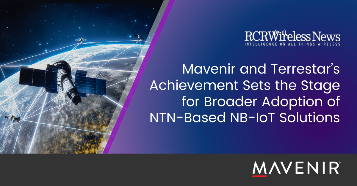 Mavenir and Terrestar Complete NTN Voice Over NB-IoT call