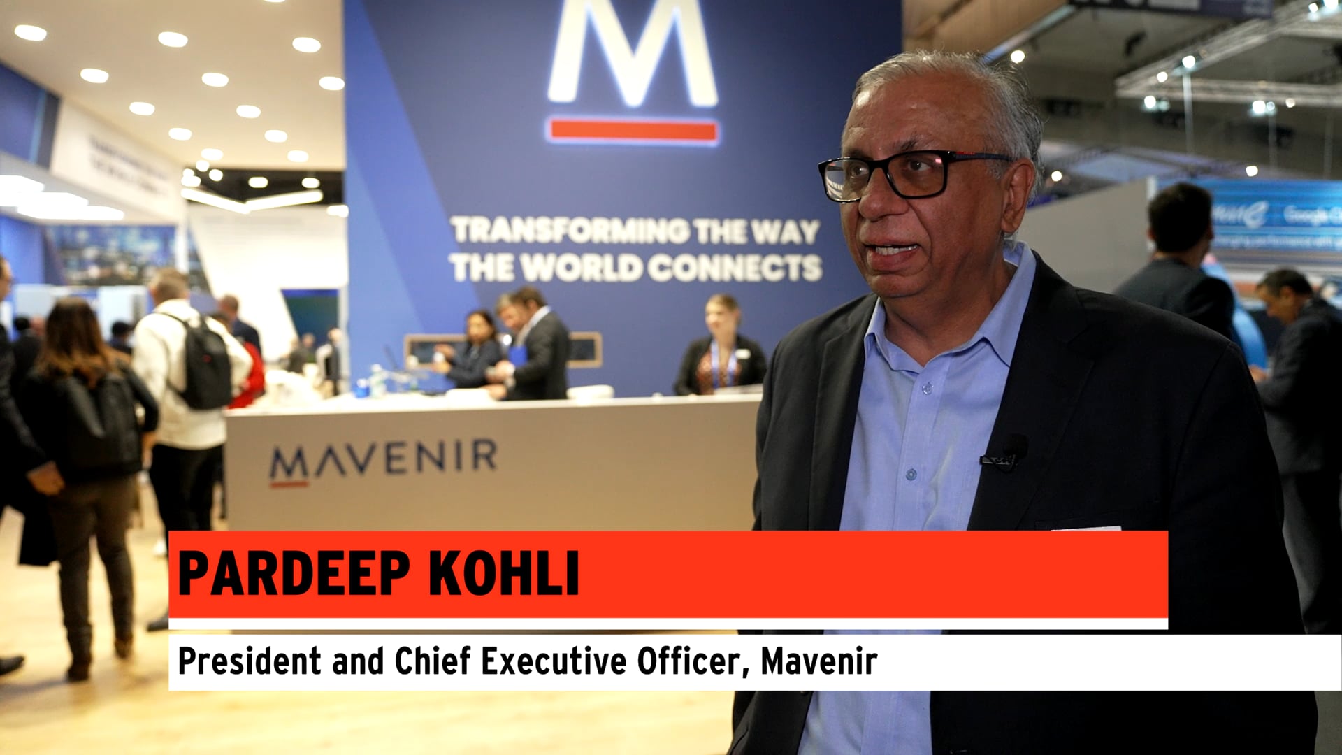 CEO of Mavenir at MWC 2025 with FNTV