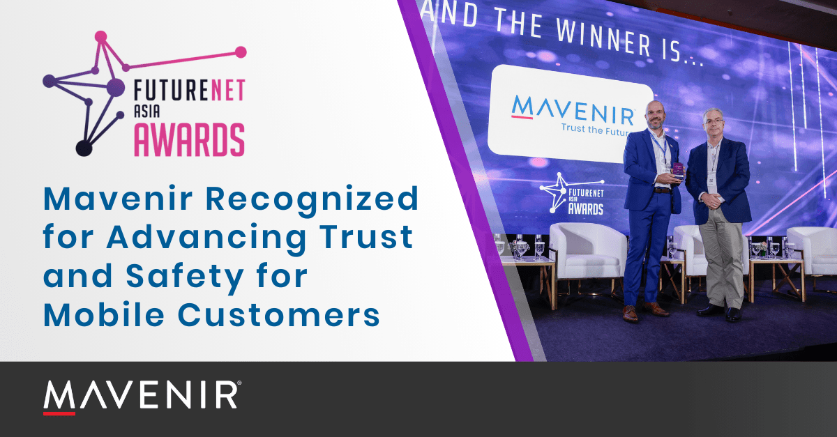 Mavenir’s AI-Driven Fraud Defense Solutions Win FutureNet Asia Award for Customer Experience Innovation (1)